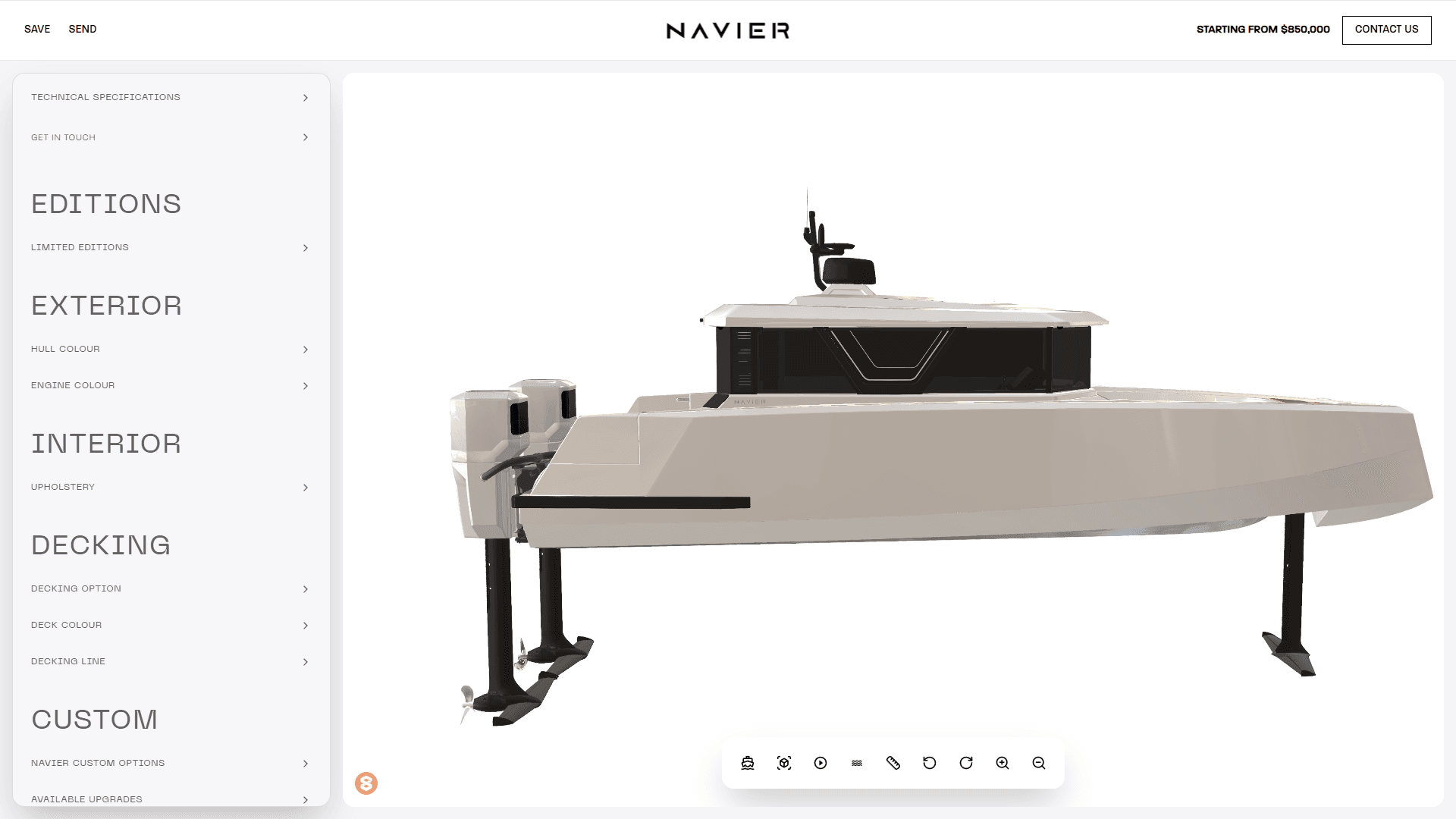 The Navier N30 Configurator Experience